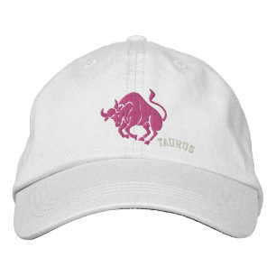 Stier-Tierkreis-Symbol-Stickerei Bestickte Kappe