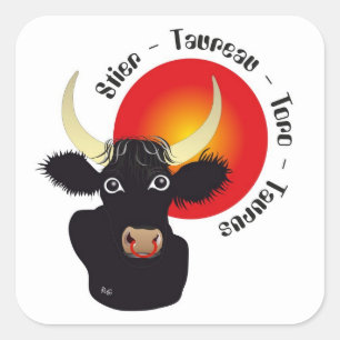 Stier - Tierkreiszeichen Aufkleber