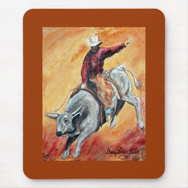 Stier und Reiter Mousepad (Vorne)