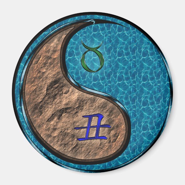 Stier & Wasser Ochse Magnet (Vorne)