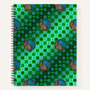 Stier & Wasserhund Spiralblock Notizbuch