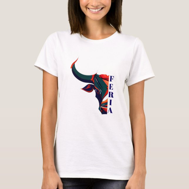 Stier - zodialer T - Shirt (Vorderseite)
