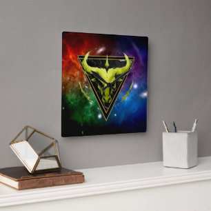 Stier Zodiaque Geschenk Astrologie Quadratische Wanduhr