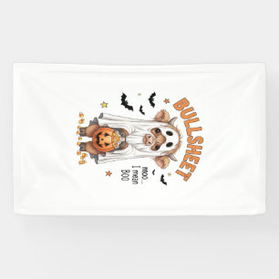 Stierblatt Highland-Kuh Lustiger Geist Banner