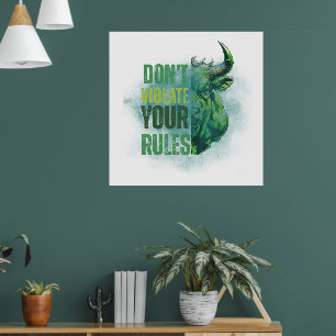 Stierdesign Erinnerung Motivation Poster