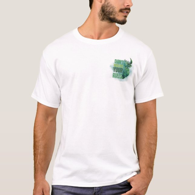 Stierdesign | Erinnerung | Motivation T-Shirt (Vorderseite)