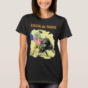 Stierkampf-Fest Spanien Retro-Reise-T-Shirt T-Shirt