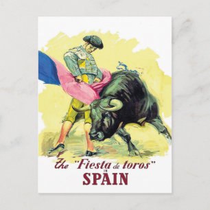 Stierkampf, Torero, Spanien Postkarte