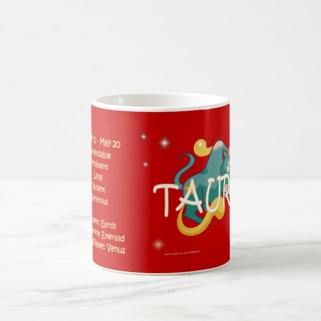 Stiertierkreischarakter Tasse (Mittel)