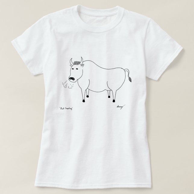 Stiervolkskunst-Shirts T-Shirt (Design vorne)