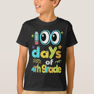 Stift 100 Tage 4. Klasse 100. Tag der Schule G T-Shirt