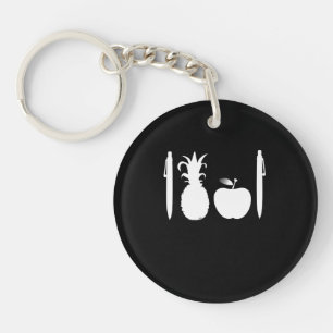 Stift-Ananas Apple sperren japanischen Schlüsselanhänger