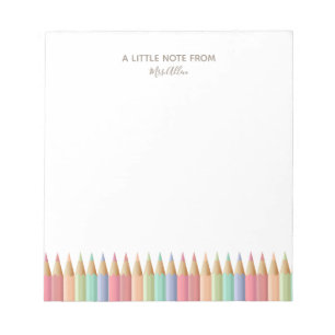 Stift Crayon Lehrer's Editor Notizblock