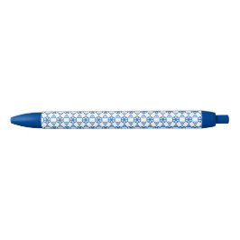 Stift - Geometrische Blume in Blau