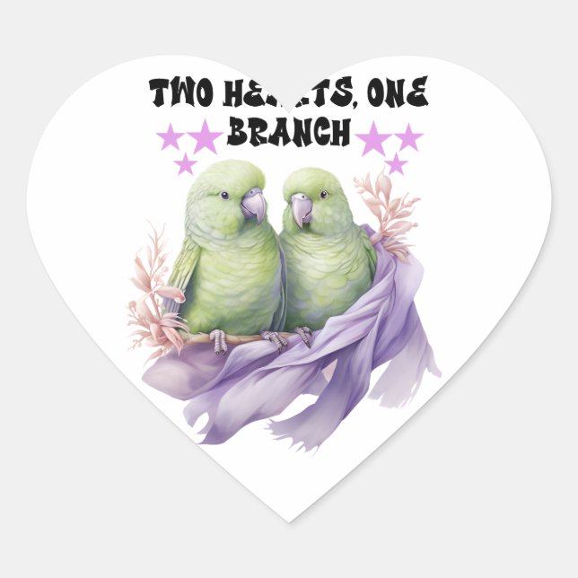 Stift Herz-Aufkleber (Vorderseite)