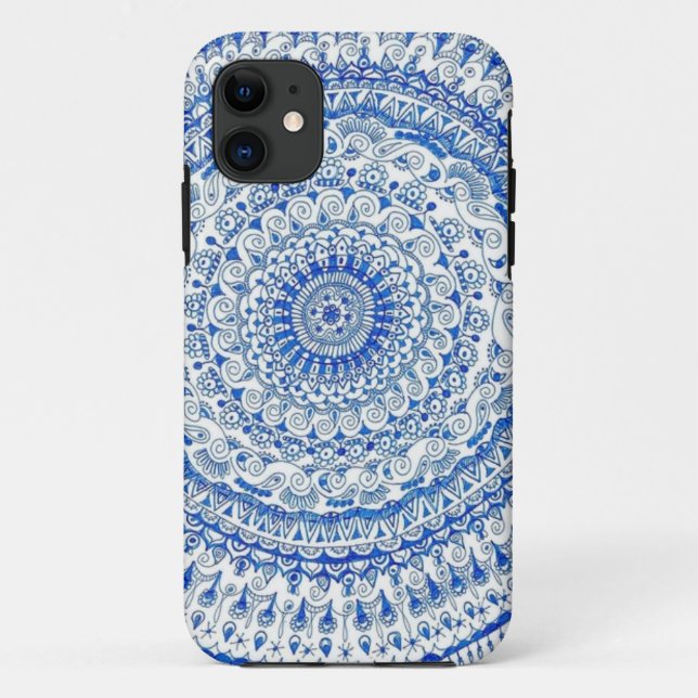 Stift-Kreis-Entwürfe Case-Mate iPhone Hülle (Rückseite)