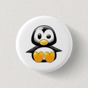 stift lebhafter Pinguin Button