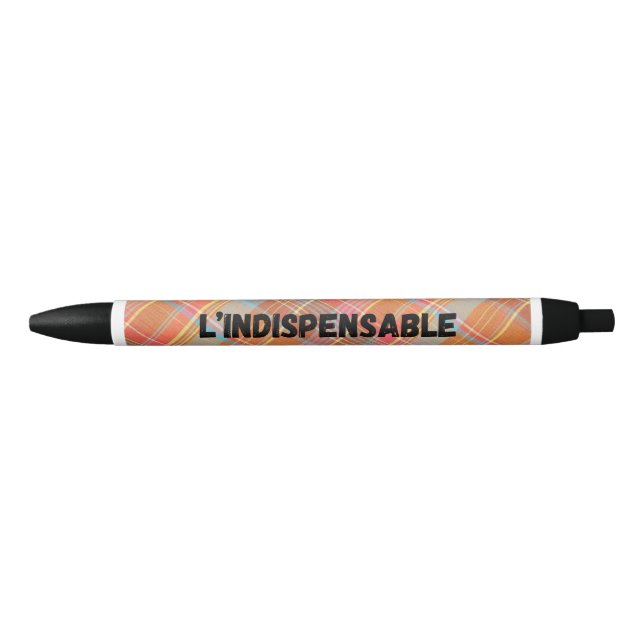 Stift „L'INDISPENSABLE“ (schwarz & blau) (Vorderseite)