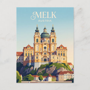 Stift Melk Österreich Postkarte