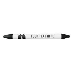 Stift mit klassischem Vorhängeschloss-Design