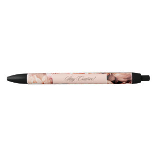 Stift mit Vintager Blütenfarbe, schwarz