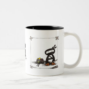 Stift Ninja Zweifarbige Tasse
