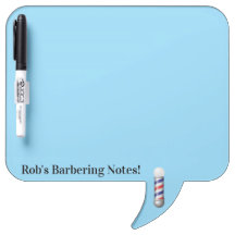 Stift Trocken Radierbar Board Blau Friseurstange N