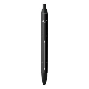 Stift - Weiße Pfeile mit Initialen