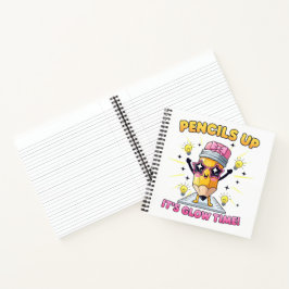 Stifte hoch Es ist langsam Notizbuch