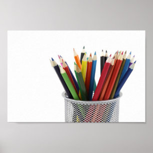 Stifte in Stift-Holder von Petr Kratochvil-Poster Poster