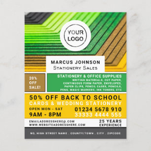 Stifte, Schreibwaren und Bürobedarf, Stationer Flyer