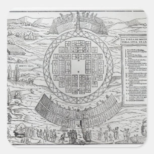 Stiftung Hochelaga Quadratischer Aufkleber