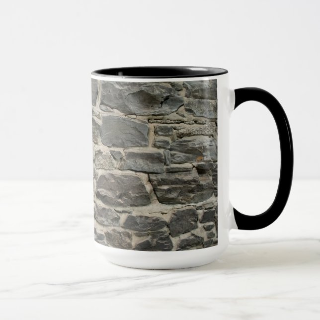 STIFTUNG WALL Black 15 oz Ringer Tasse (Rechts)