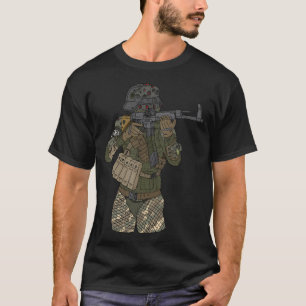Stig 44. German Sci Fi Soldier. T-Shirt