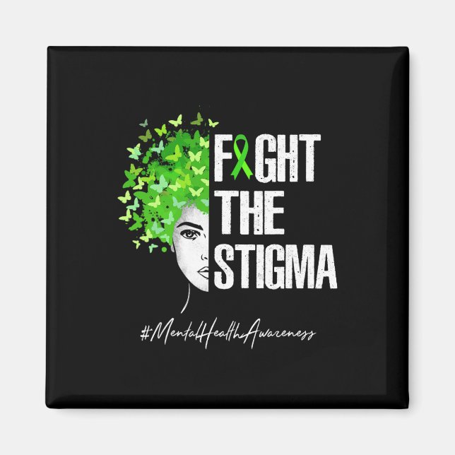 Stigma Mental Health Awareness Gift Magnet (Vorne)