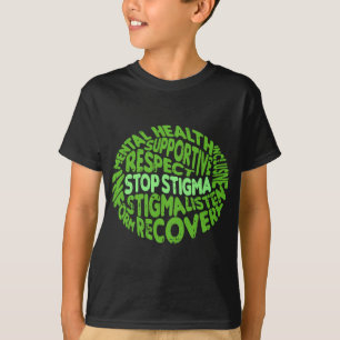 Stigma Psychische Gesundheit Bewusstseins Krieger  T-Shirt