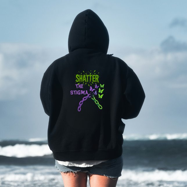 Stigma zerschlagen - Psychische Gesundheit Hoodie (Von Creator hochgeladen)