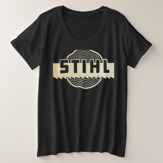 Stihl Chainsaw Mens Neck Top Sports Cotton Round