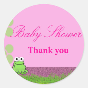 stiker zur Babyparty Runder Aufkleber