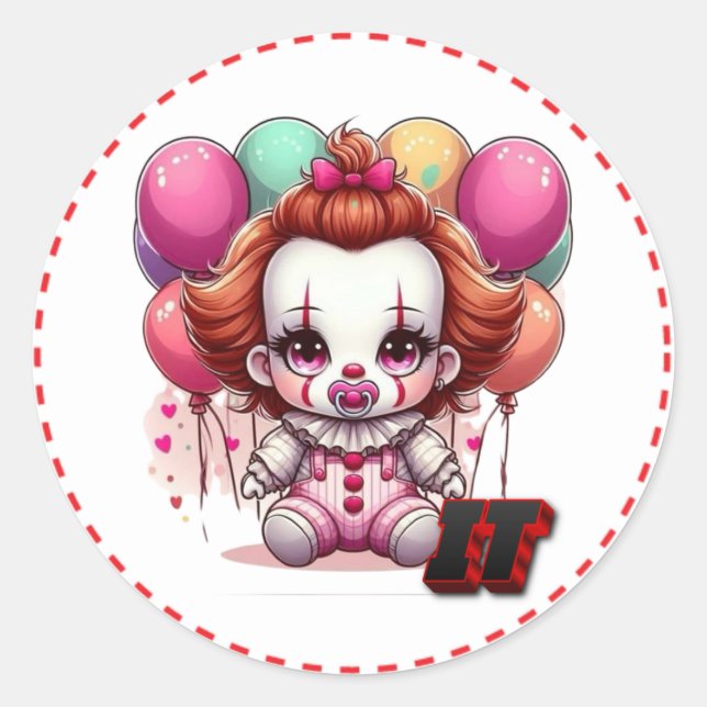 Stikers It Runder Aufkleber (Vorderseite)