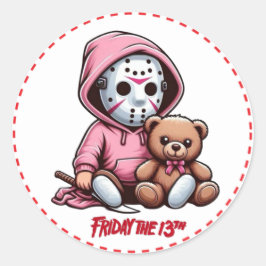 Stikers Venerdì 13 Runder Aufkleber