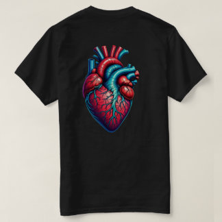 Stil: Basic Heartbeat Dark T - Shirt