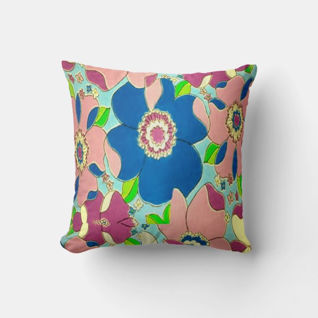 Stil der 70er Jahre Kissen (Vorderseite)