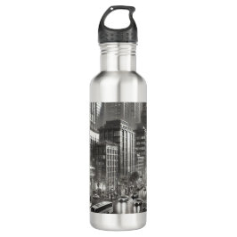 Stil der 90er Jahre Edelstahlflasche