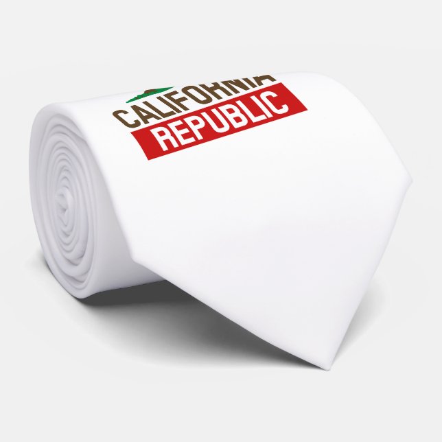 Stil der Republik Kalifornien Krawatte (Gerollt)