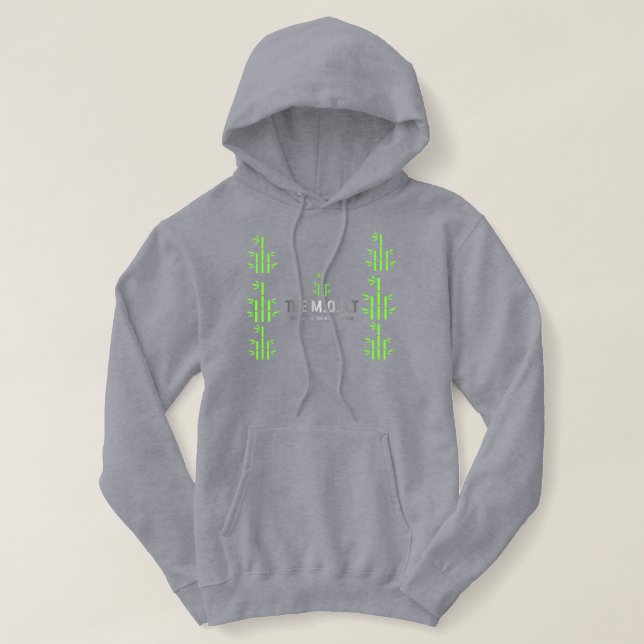 Stil: Erwachsener Pullover Hoodie (grau lebendig)  (Design vorne)