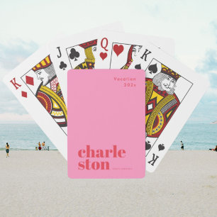 Stilechte Charleston South Carolina Spielkarten
