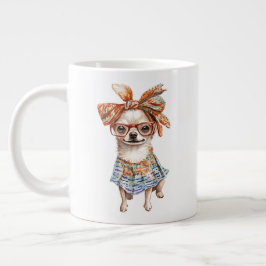 Stilechte Chihuahua-Mütter Hunde Liebhaber Jumbo-Tasse