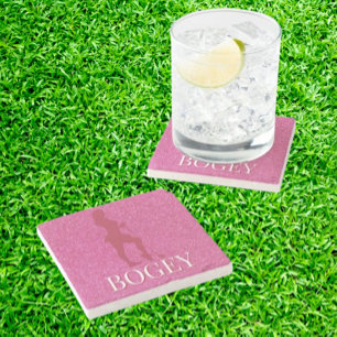 Stilechte Golf-Geschenke, die du lieben wirst Steinuntersetzer