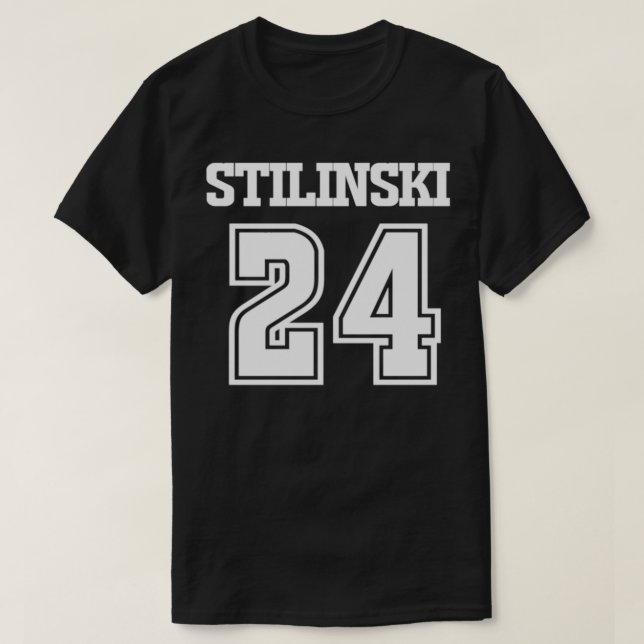 Stiles Stilinski Lacrosse Jersey Back 1344 T-Shirt (Design vorne)